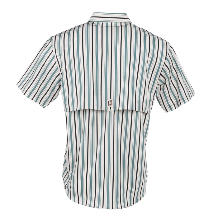 Brandcowboy Sandhill Ranch Men's Dusty Stripes Short Sleeve Snap Shirt