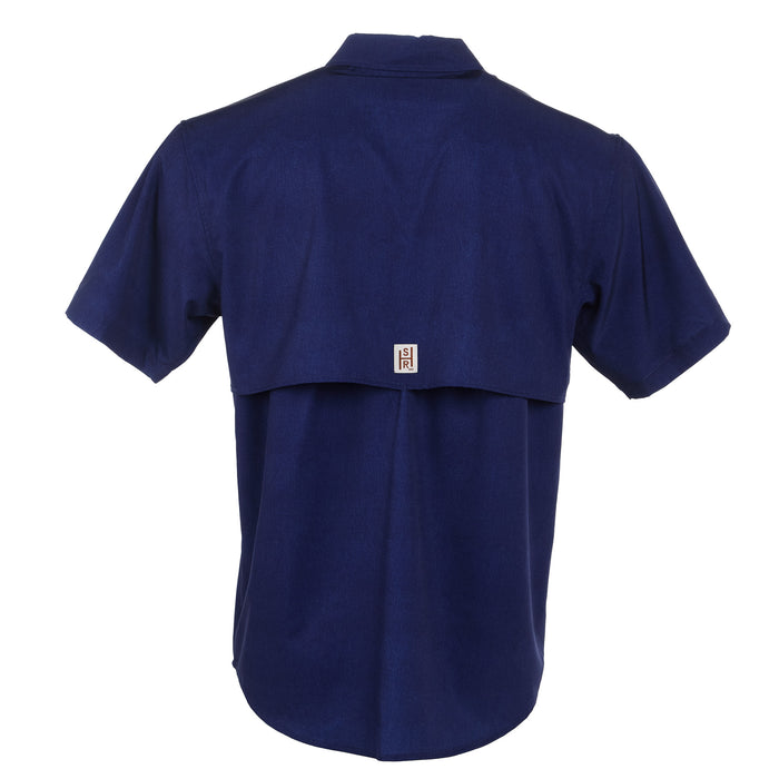 Brandcowboy Sandhill Ranch Men's Chic Chambray Short Sleeve Snap Shirt