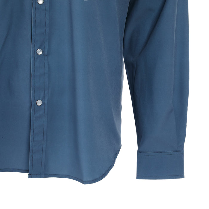 Sand Hill Ranch Men's Denim Blue Long Sleeve Snap Shirt