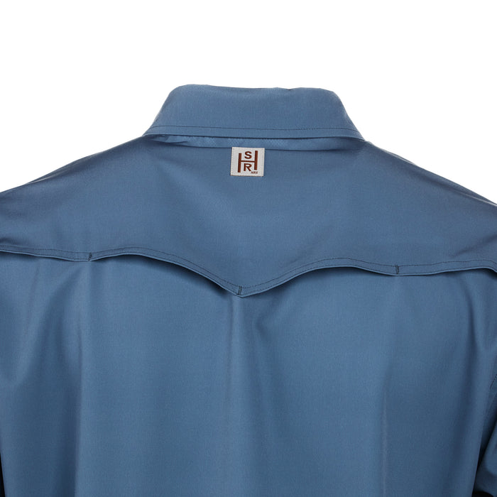 Sand Hill Ranch Men's Denim Blue Long Sleeve Snap Shirt