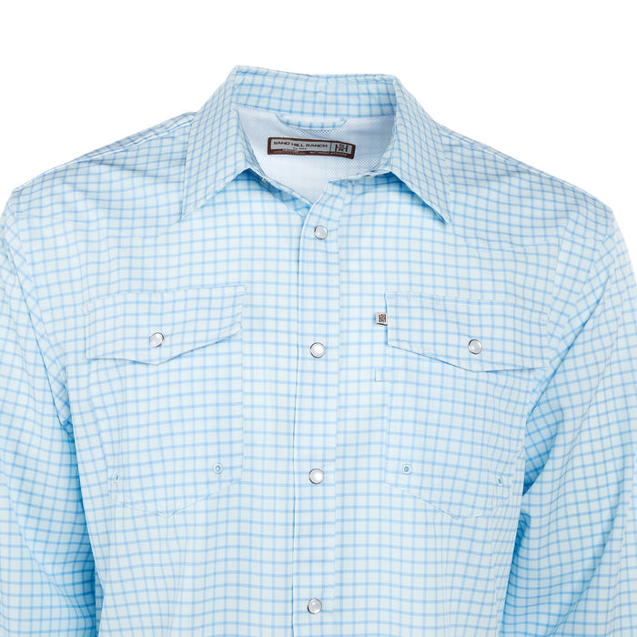Brandcowboy Sandhill Ranch Men's Trail Blazer Long Sleeve Snap Shirt