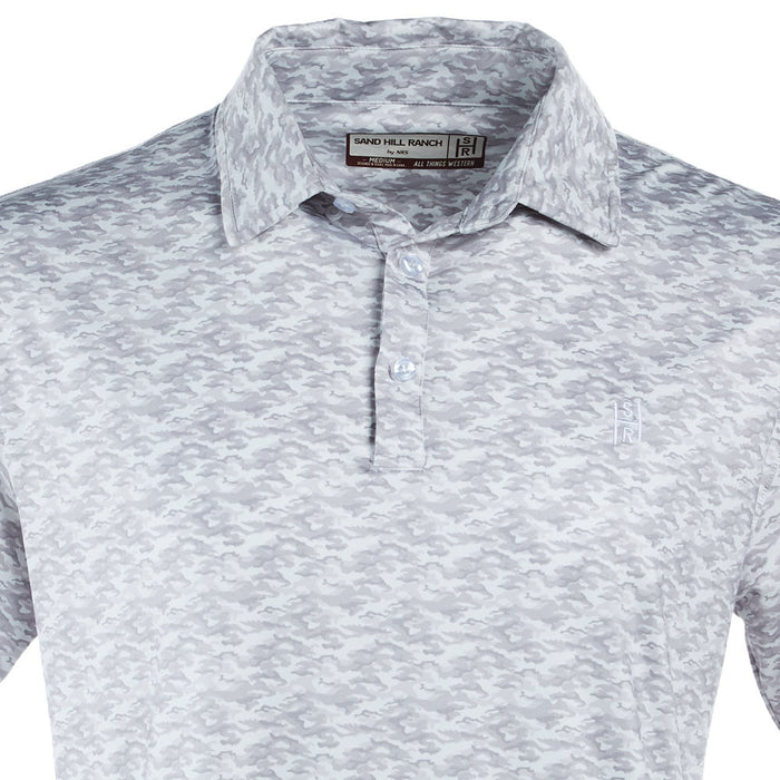 Sand Hill Ranch Muted Camo Short Sleeve Polo