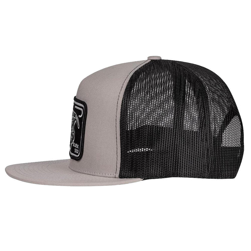 Lazy J Ranch Wear Silver Grey & Black Elevation Trucker Cap