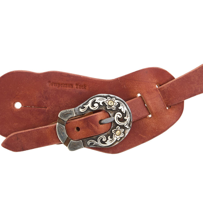 Cowperson Tack Ladies Floral Bar Buckle Spur Straps
