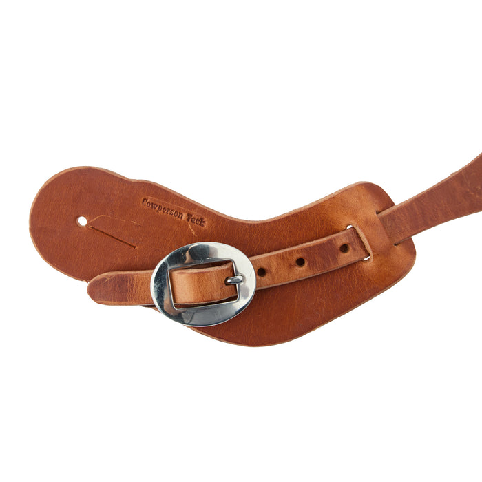 Cowperson Tack Men's Slick Leather Buckaroo Spur Straps