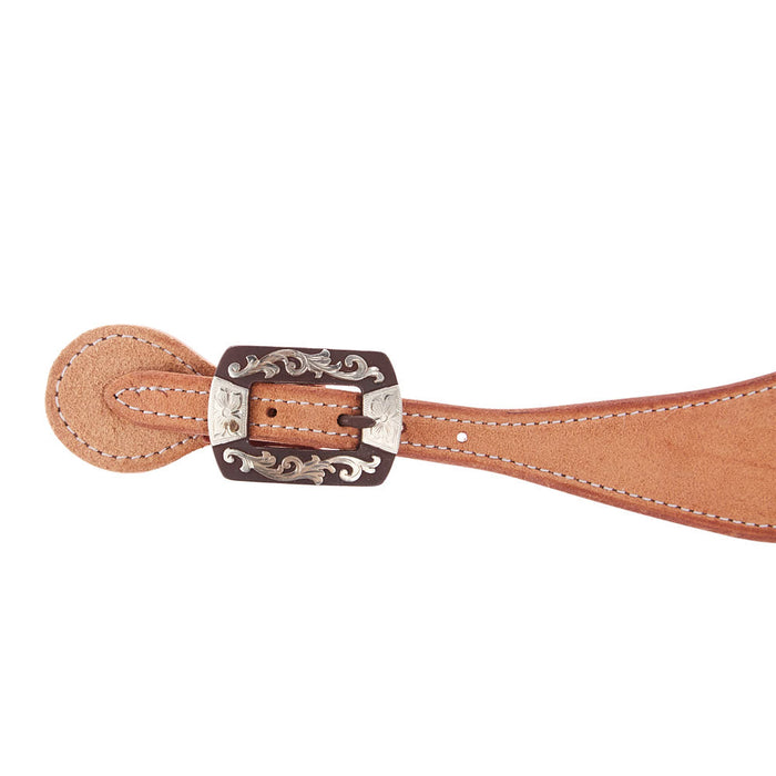 Cowperson Tack Men's Roughout Spurstraps with CB22 Buckle