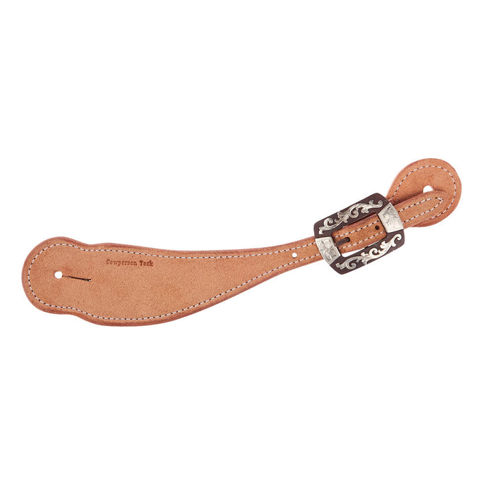 Cowperson Tack Men's Roughout Spurstraps with CB22 Buckle