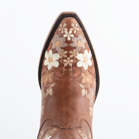 Liberty Black Caborca Silver Ines Floral Embridered Boots