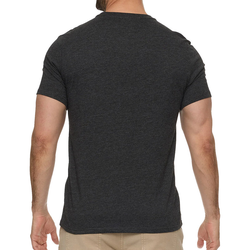 Flag & Anthem Men's Americana Bull Skull Badge Tee Shirt