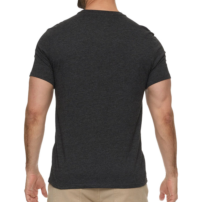 Flag & Anthem Men's Americana Bull Skull Badge Tee Shirt