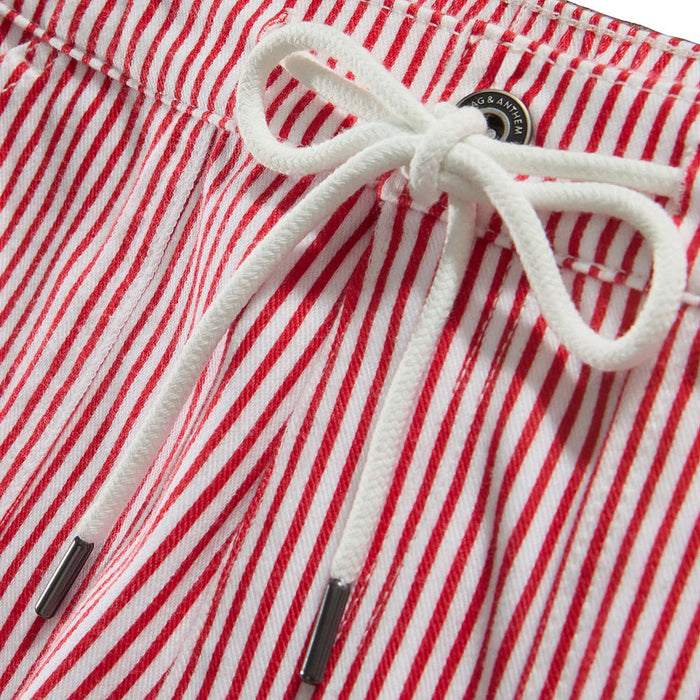 Flag & Anthem Women's Buffy RedWhite Railroad Shorts