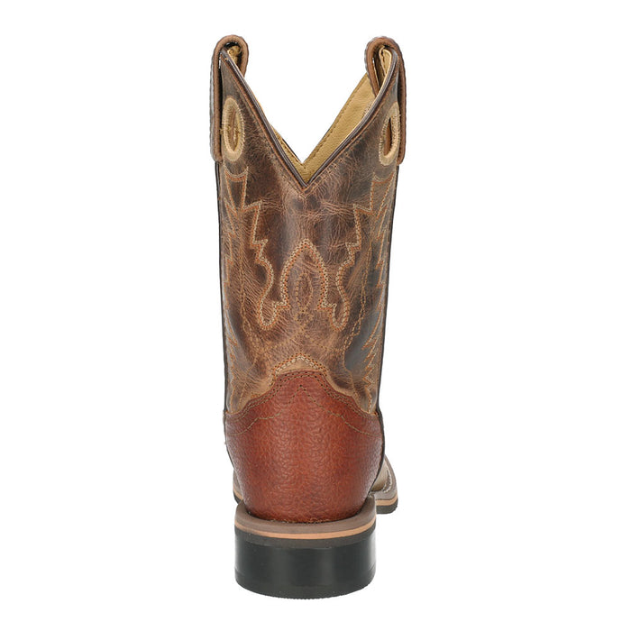 Smoky Mountain Kid's Jesse Distressed Brown Boots