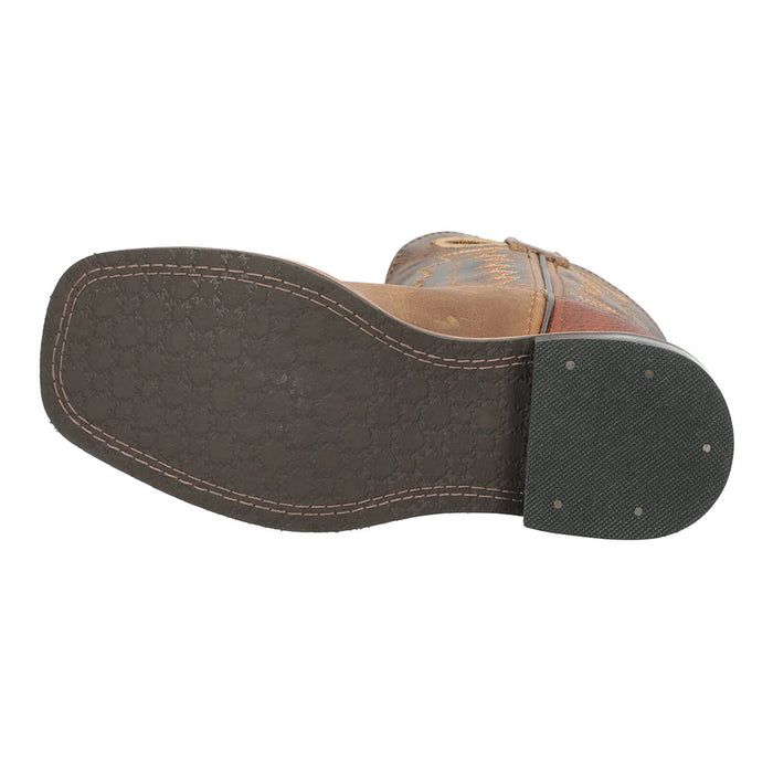 Smoky Mountain Kid's Jesse Distressed Brown Boots