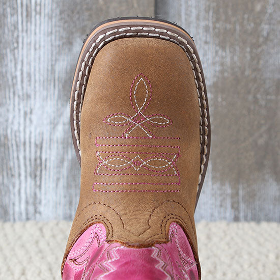 Smoky Mountain Distressed Pink Tracie Kids' Boots