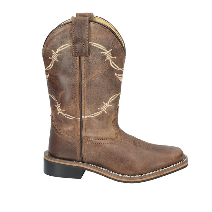 Smoky Mountain Kid's Distressed Brown Logan Boots