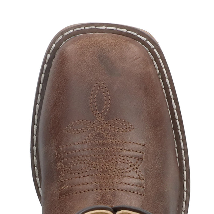 Smoky Mountain Kid's Distressed Brown Logan Boots