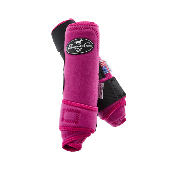 Professionals Choice Special Edition Hot Pink SMB3 Medium 4 Pack Splint Boots