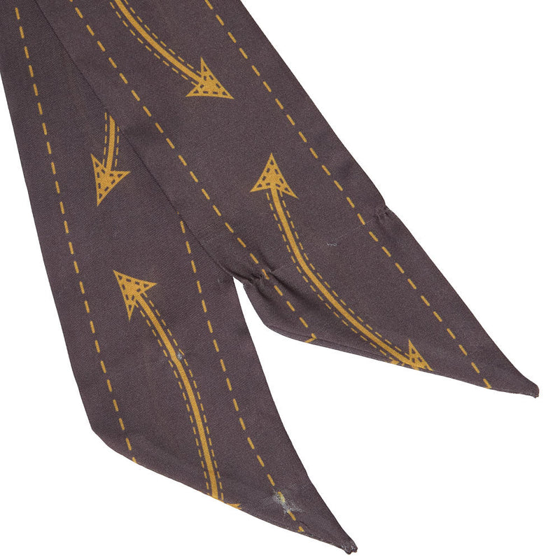 Fringe Scarves Smiley Pocket Brown Twilly