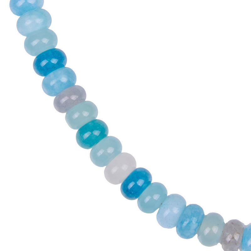 NRS Mixed Blue Stone Beaded Necklace