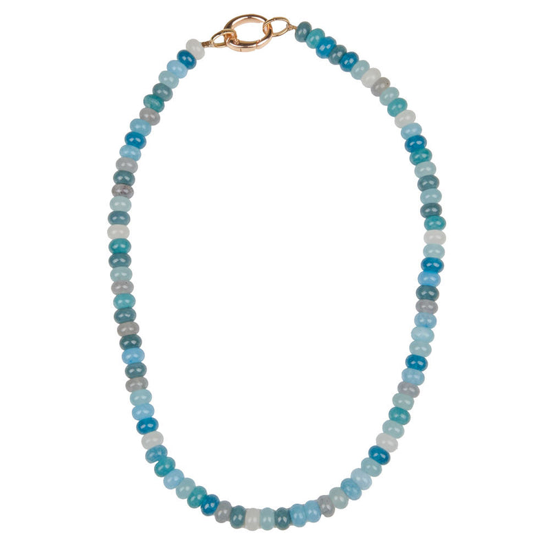 NRS Mixed Blue Stone Beaded Necklace