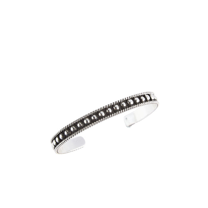 Silver N Accessories Sterling Silver Thin Dot Cuff