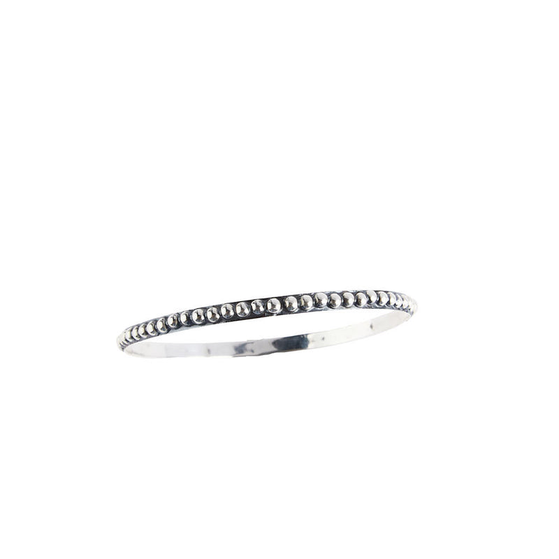 Silver N Accessories Sterling Thin Dot Bangle