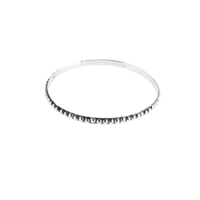 Silver N Accessories Sterling Thin Dot Bangle