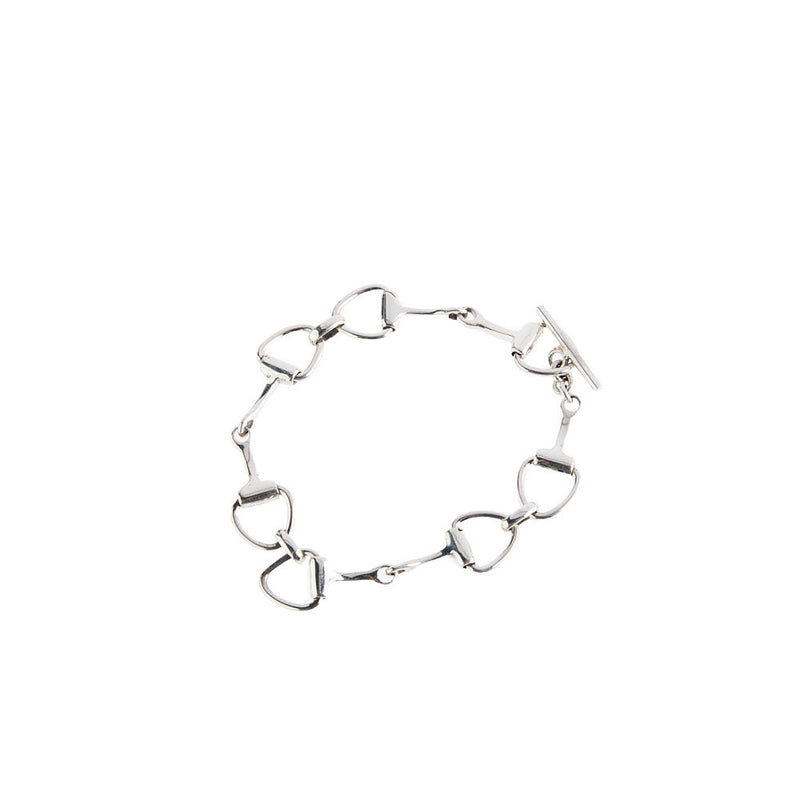 Silver N Accessories Sterling Snaffle Bit Link Bracelet