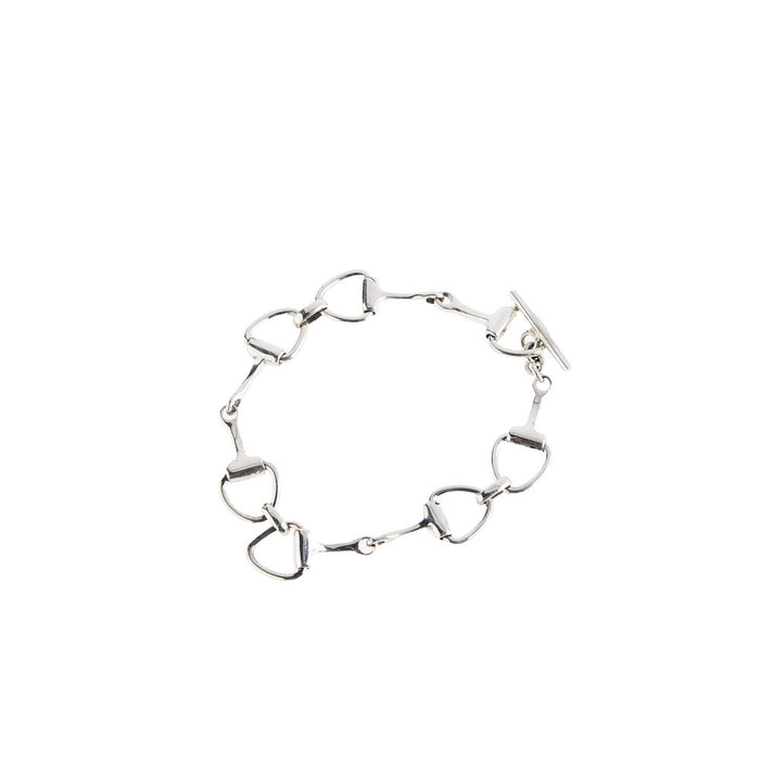 Silver N Accessories Sterling Snaffle Bit Link Bracelet