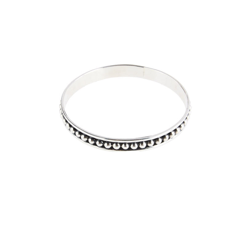 Silver N Accessories Sterling Silver Dot Bangle