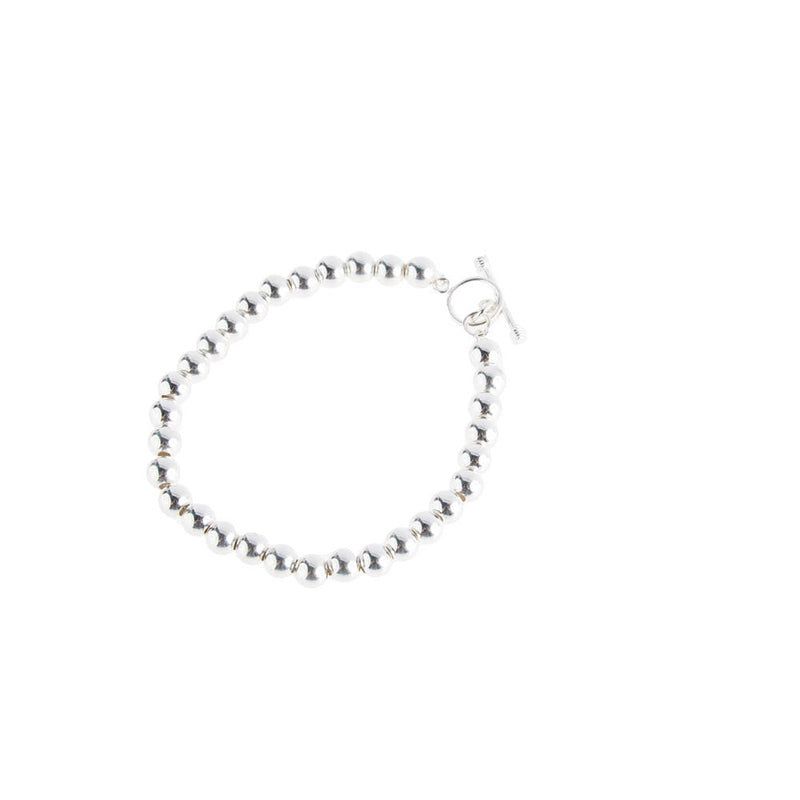 Silver N Accessories Sterling Medium Bead Bracelet