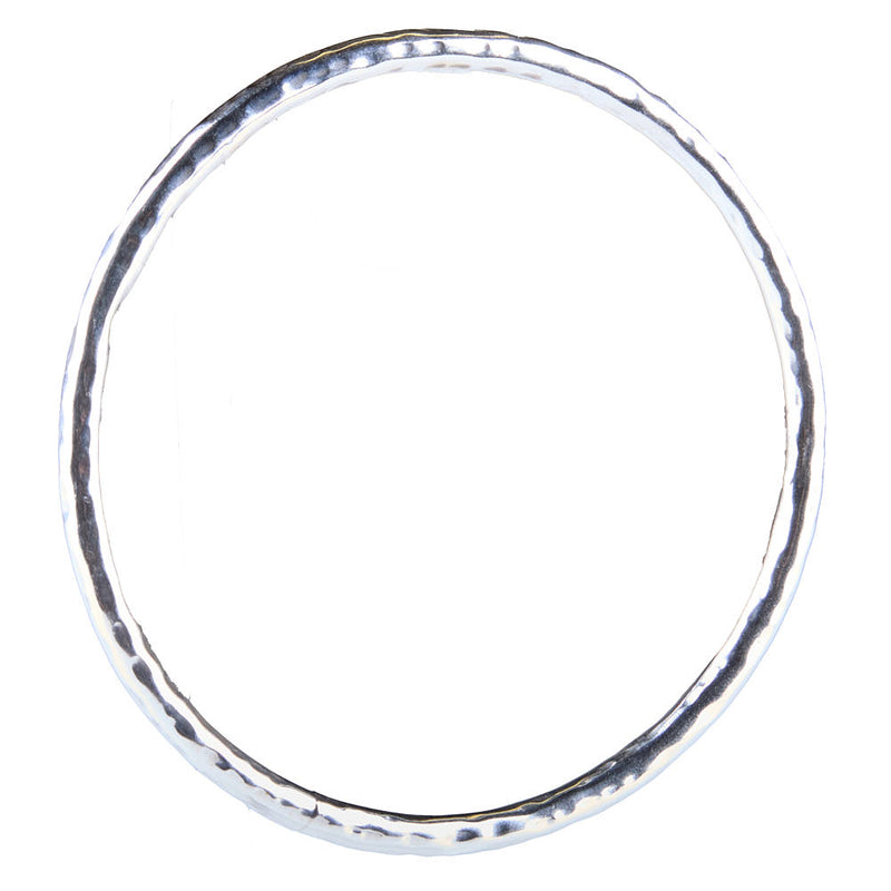 Silver N Accessories Sterling Hammered Bangle
