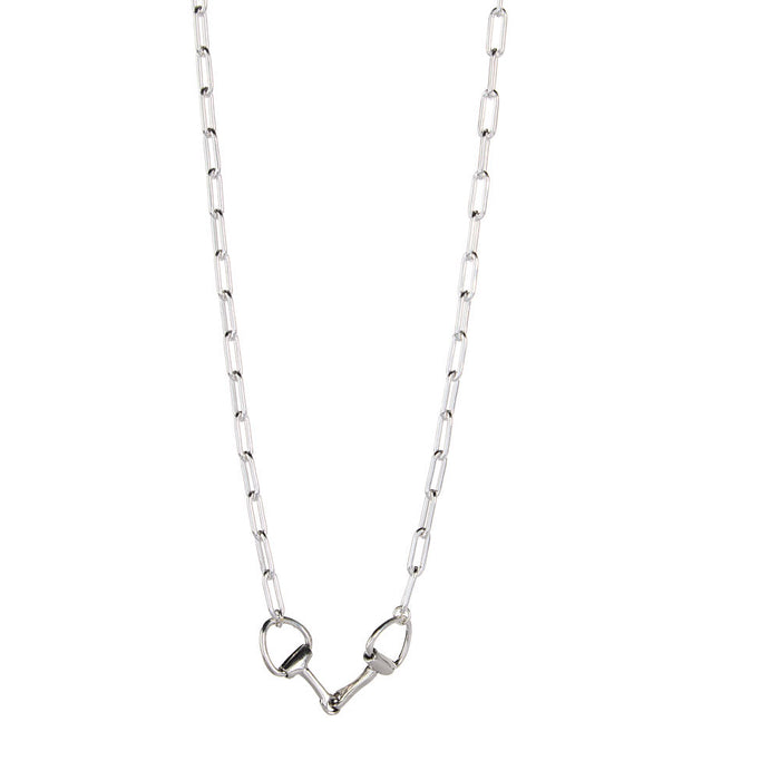 Silver N Accessories Sterling Snaffle Bit Chain Necklace