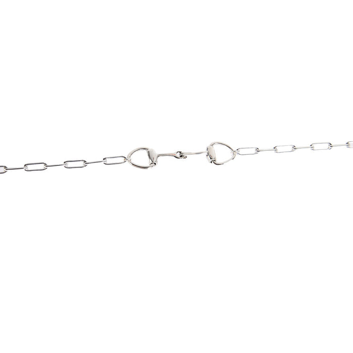 Silver N Accessories Sterling Snaffle Bit Chain Necklace