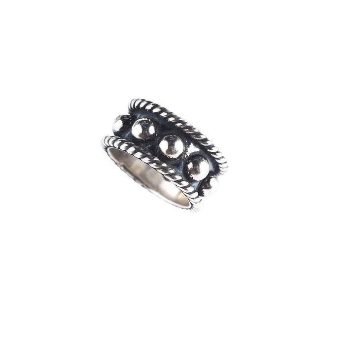 Silver N Accessories Sterling Silver Dot Ring