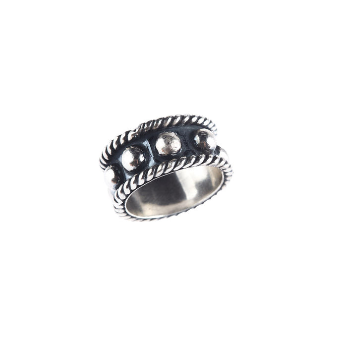 Silver N Accessories Sterling Silver Dot Ring