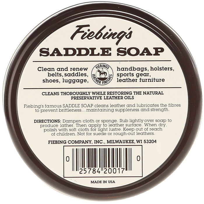 Fiebing Chemical Co White Saddle Soap 12oz.