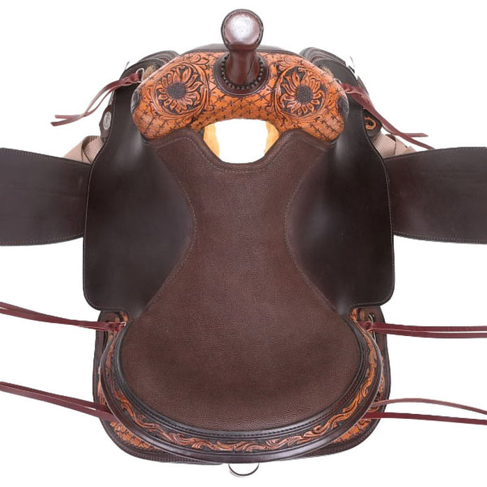 Circle Y Saddlery Sunflower Flex2 15in Trail Saddle