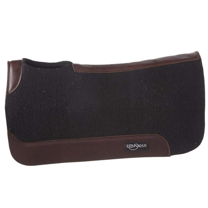 Reinsman 3/4 Inch Black Contoured Felt Saddle Pad