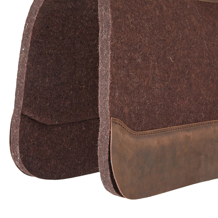 Reinsman Apex Performance 3/4 Inch Wither Relief Chocolate Felt Saddle Pad