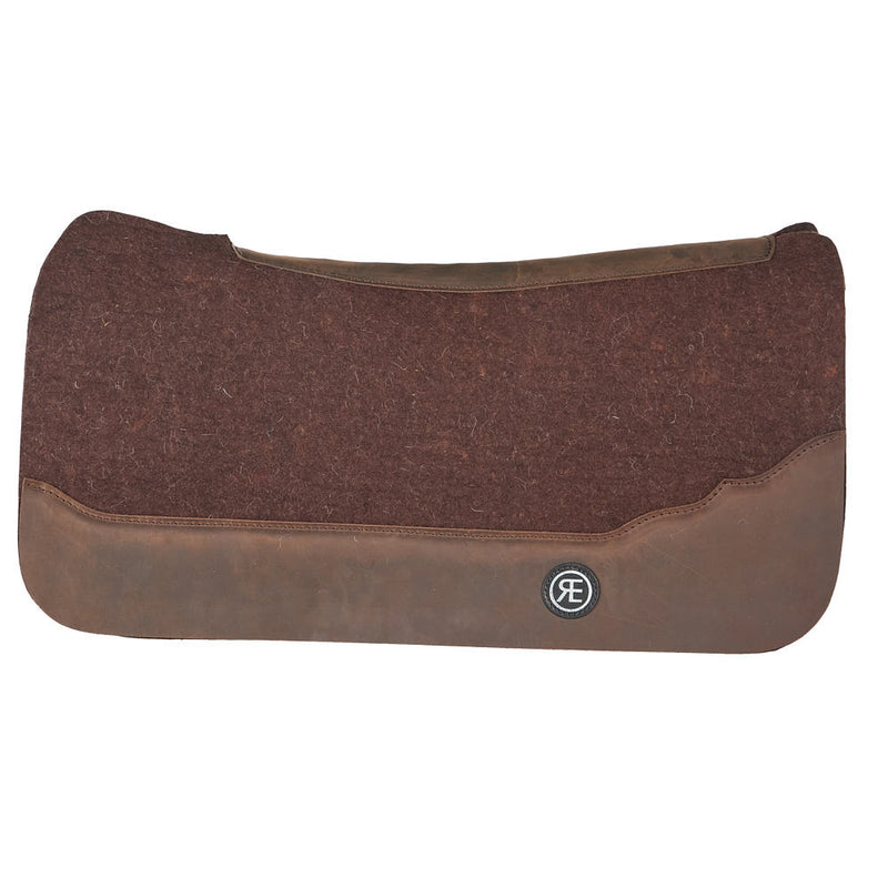 Reinsman Apex Performance 3/4 Inch Wither Relief Chocolate Felt Saddle Pad