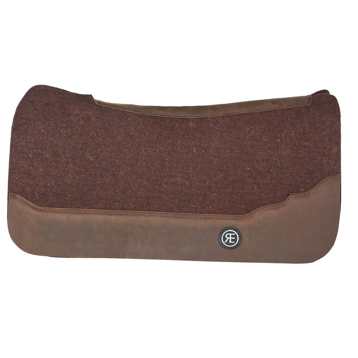Reinsman Apex Performance 3/4 Inch Wither Relief Chocolate Felt Saddle Pad