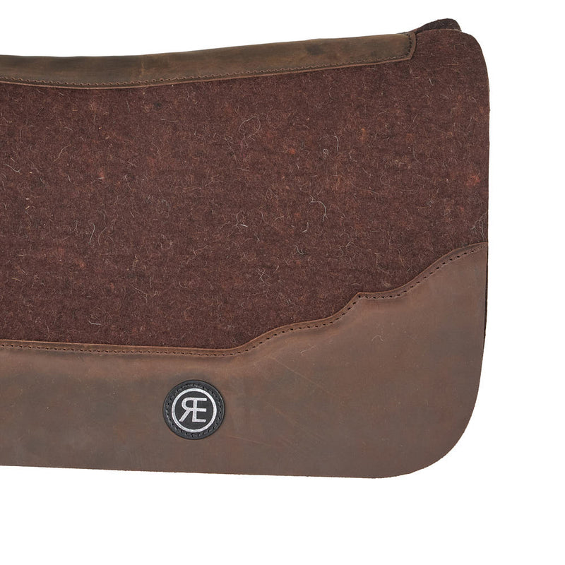 Reinsman Apex Performance 3/4 Inch Wither Relief Chocolate Felt Saddle Pad