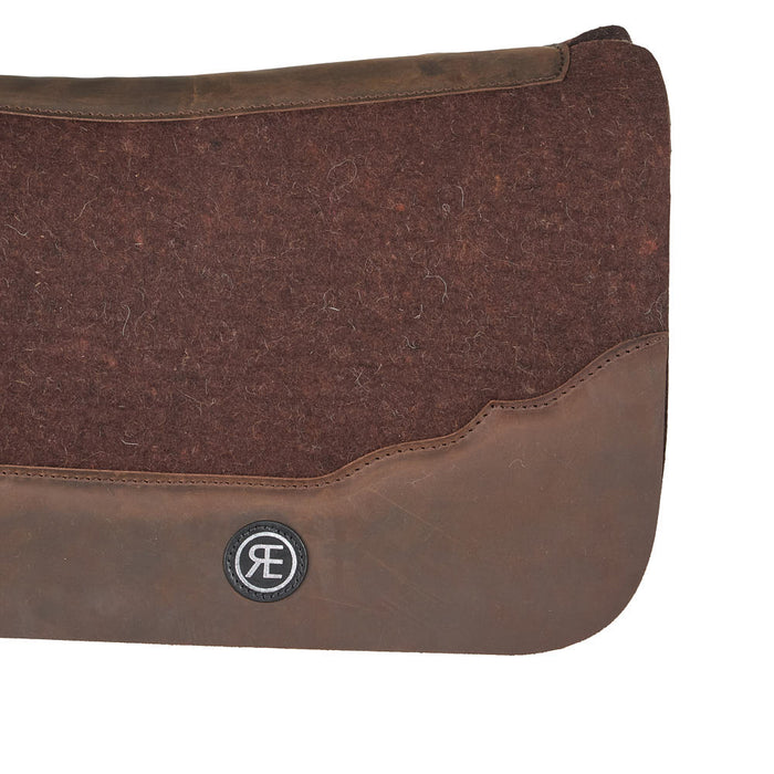 Reinsman Apex Performance 3/4 Inch Wither Relief Chocolate Felt Saddle Pad