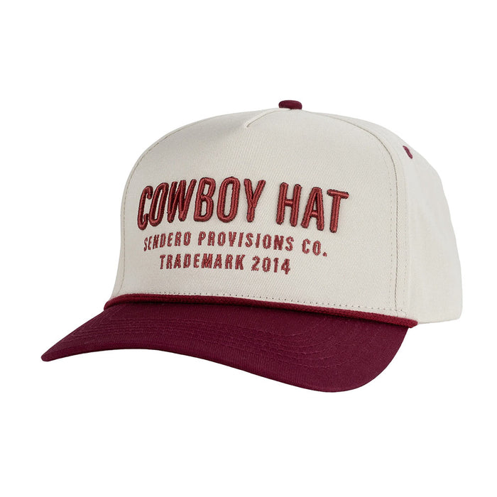 Sendero Provisions Co Men's Maroon Cowboy Hat Cap
