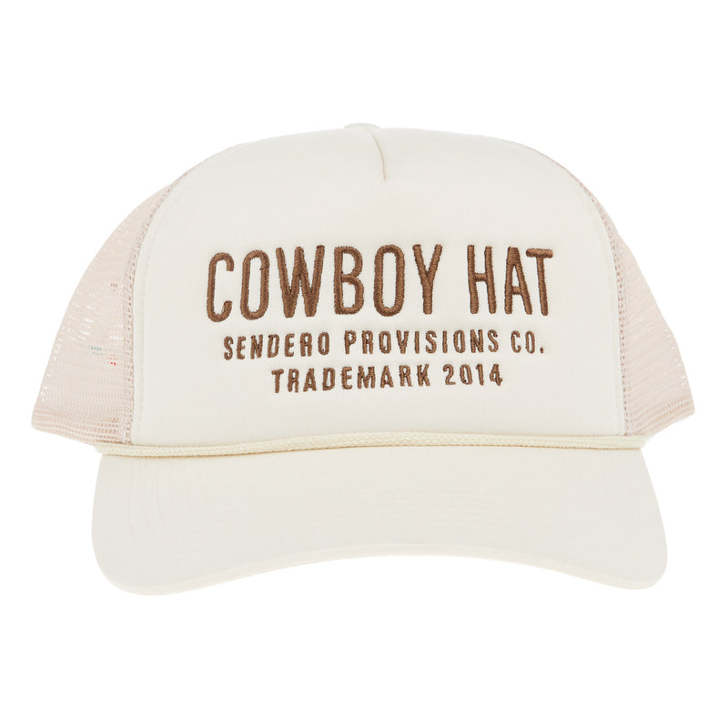 Sendero Provisions Co Mens Cream Cowboy Hat Cap