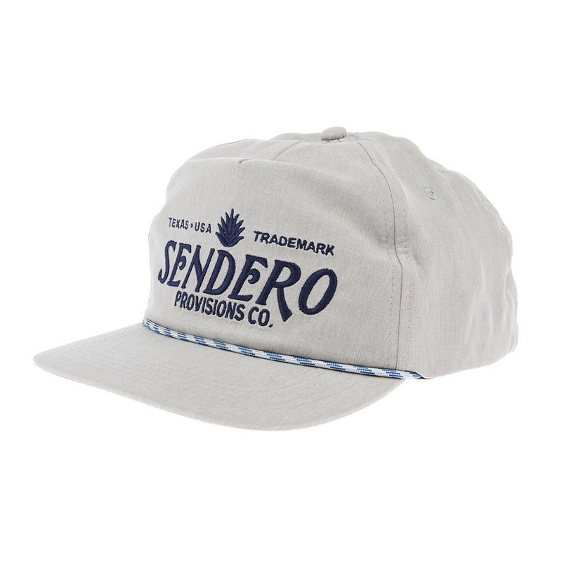 Sendero Provisions Co Mens Grey Rope Logo Cap