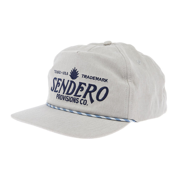 Sendero Provisions Co Mens Grey Rope Logo Cap