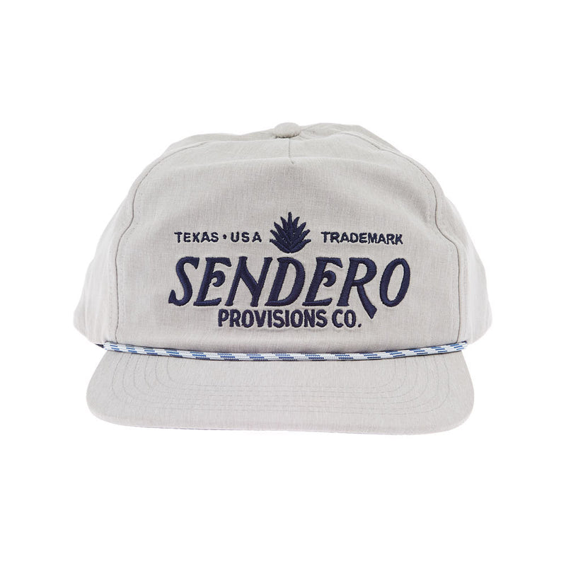 Sendero Provisions Co Mens Grey Rope Logo Cap