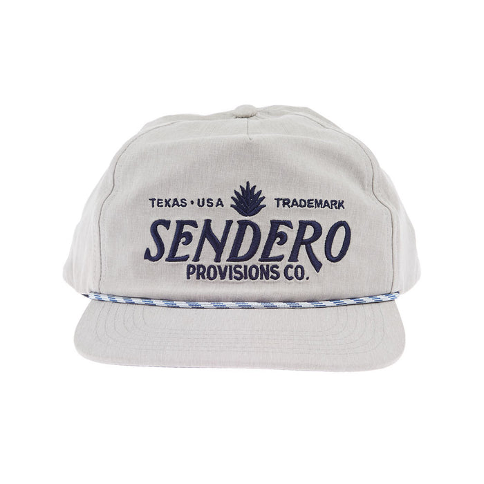 Sendero Provisions Co Mens Grey Rope Logo Cap